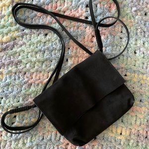 Small Suede crossbody purse